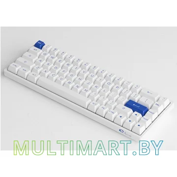 Клавиатура Akko 3068B Plus White & Blue (Akko CS Jelly Pink) картинка 4